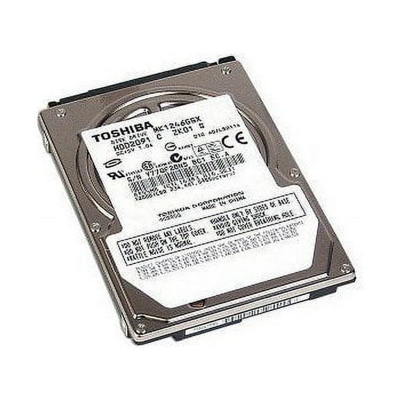 Toshiba MK1246GSX 120 GB Hard Drive - SATA [SATA/300] - 2.5" Drive - Internal