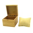 thumbnail image 1 of Watch Box Holder Bamboo Watch Organizer Storage Box Jewelry Bracelet Storage Gift Case (bamboo Watch Box + Linen Pillow), 1 of 2