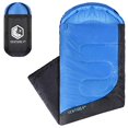 thumbnail image 2 of VENTURE 4TH Summer Single Sleeping Bag for Camping - Blue/Gray, 2 of 3