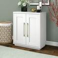thumbnail image 6 of Evelyn&Zoe Tillman 28" Wide Rectangular Accent Cabinet, White, 6 of 9