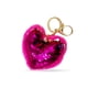 thumbnail image 2 of Llavero de corazón Bearachild para niñas colgante de lentejuelas de felpa Rosa roja, 2 of 6