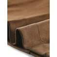 thumbnail image 5 of INSPIRE CHIC Women's Faux Suede Blazer Long Sleeve Lapel Collar Button Jacket XS Brown, 5 of 6