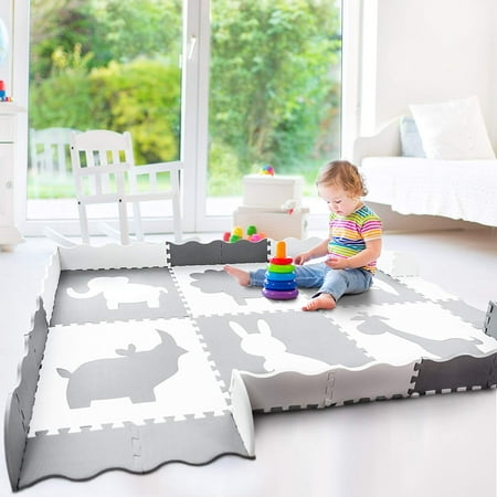 Large Baby Play Mat (5x7') | Soft, Thick, Foam Floor Mat ...