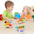 thumbnail image 4 of Baby Bath Top Spin Spinning Top Toy Juguetes educativos Regalo para niños Edad 0-3 años Sunnimix peonza, 4 of 6