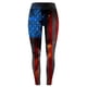 thumbnail image 3 of Gibobby Yoga leggings Leggings deportivos estampados del 4 de julio para mujer Pantalones de yoga(Negro,G), 3 of 5