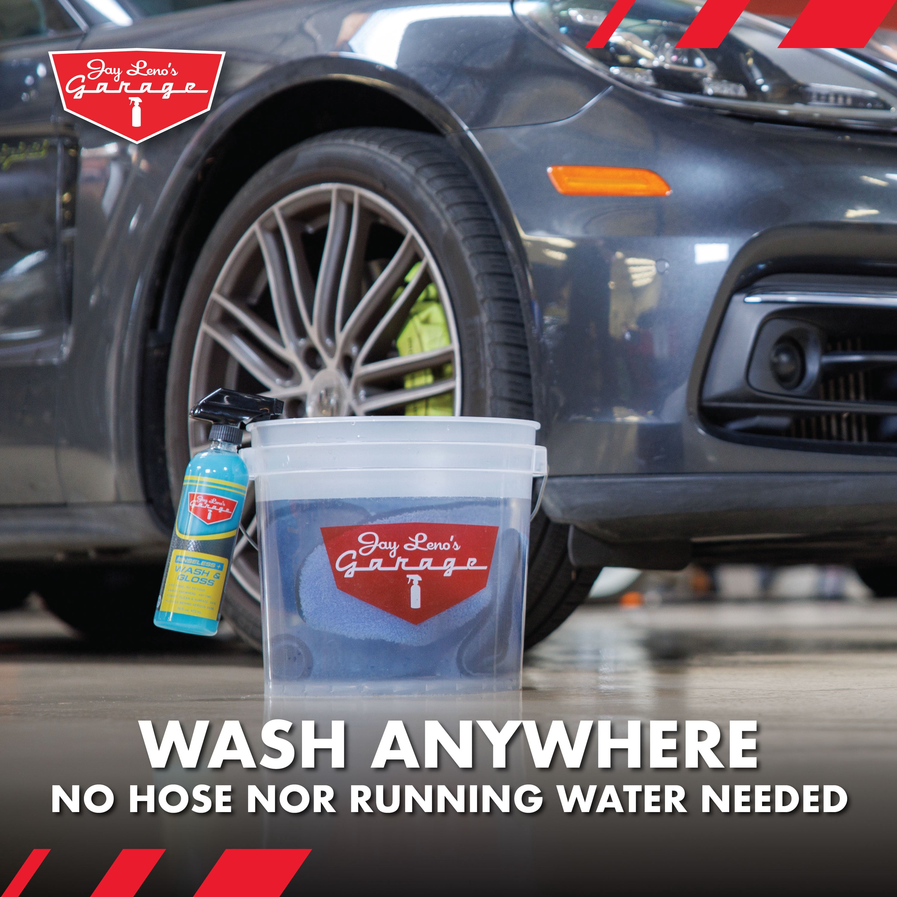 Jay Lenos Garage Rinseless Wash Gloss 16 ozWaterless Ca