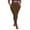 Brown, variant on Staron Plus Size Yoga Pants for Women with Pockets High Waisted Stretchy Workout Leggings Casual Fitness Tights, Brown 4XL