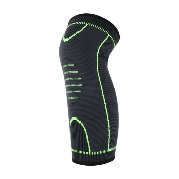 Unique Bargains 1 Pc Fluorescent Lines Knee Pads Small Gray Black