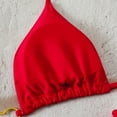 thumbnail image 7 of Dresfit Women's Minimalist One Piece Swimsuit - Soft Fabric Casual Swimwear Red M, 7 of 7