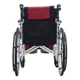 thumbnail image 4 of Silla De Ruedas Plegable Aluminio Ligera Todo Terreno Rojo Drive Medical 868, 4 of 9