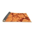 thumbnail image 2 of Ahgly Company Indoor Rectangle Abstract Orange Modern Area Rugs, 6' x 9', 2 of 4