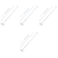 thumbnail image 1 of LEEYNEER8 Pcs Tension Curtain Rod Magnet Curtain Rod Telescoping Curtain Rod Adjustable Curtain Rod Screen Rod Tie Rod White Plastic, 1 of 6