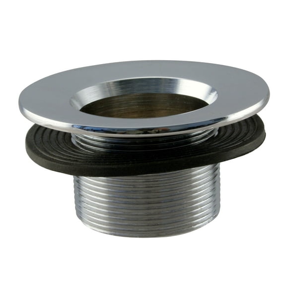 Westbrass 792SOCP-F Tub Drain Body, 1-3/8" - Fine Thread, Polished Chrome