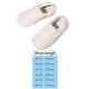 thumbnail image 4 of Pantuflas de felpa con punta cerrada Pantuflas Planas Térmicas Antideslizantes Fuzzy Cálidas para Hombres Mujeres (44-45) Blanco Wdftyju Tenis De Mujer Tenis De Hombre, 4 of 8