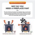 thumbnail image 4 of Multi Blade Fireplace Heat Powered - Log Wood Burner, 4 of 4