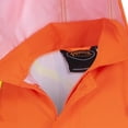 thumbnail image 7 of Pioneer Heavy-Duty Waterproof High Visibility Long Coat, Liberal Fit with Full Back Vent, Orange, M, V1081450-M, 7 of 7