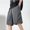Dark Gray(2025), variant on Yiliang Men's Basic Solid Color Shorts Loose Fit Lounge Wide Leg Shorts Elastic Drawstring Waistband Pants Versatile and Ventilation Trousers