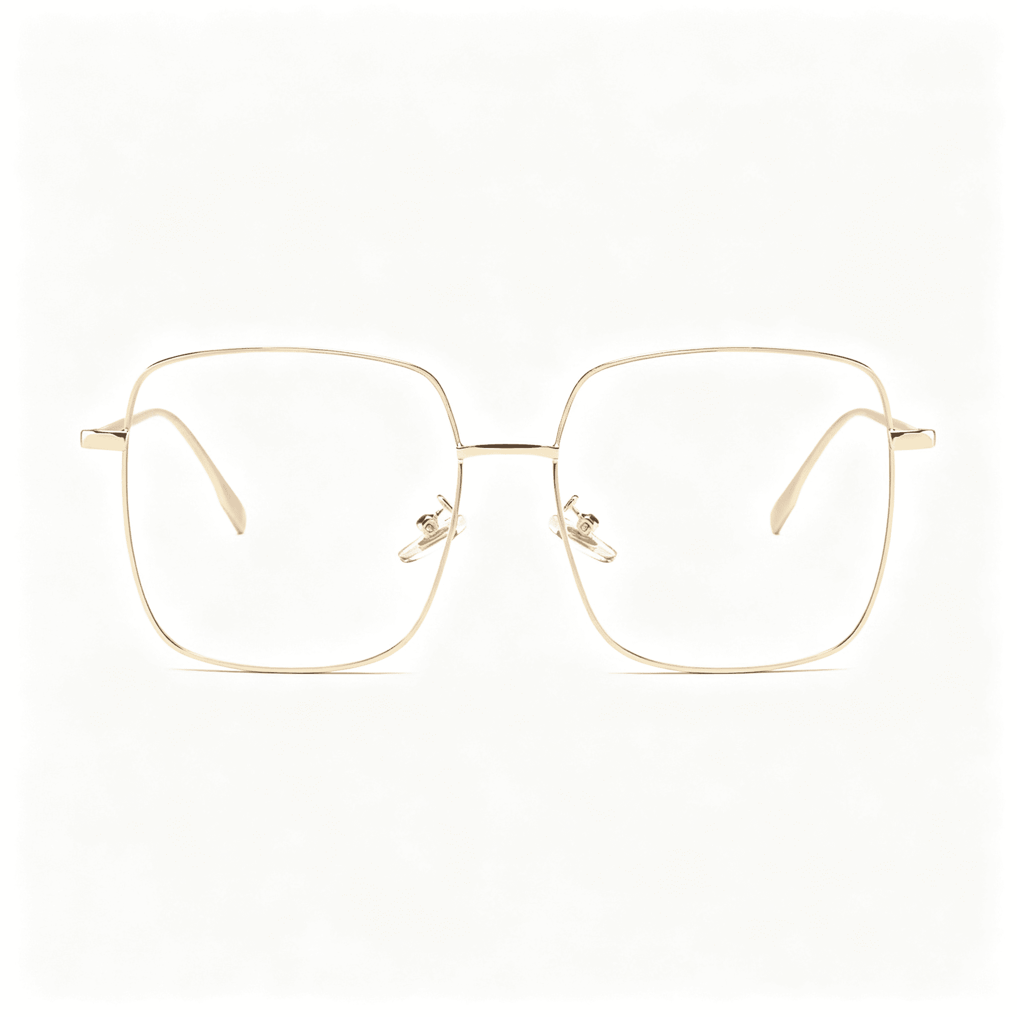 GJX Blue Light Blocking Glasses Women Anti Glare Uv Filter Computer Gaming Glasses Retro Matal Square Eyeglasses Frame, Eye Protection Bluelight Glasses Womens
