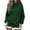 43# Dark Green, variant on Mock Neck Sweatshirt for Women 2026 Cute Crew Neck Long Sleeve Sweatshirt Fall Winter Fashion Outfits Clothes Coffee S