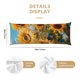 thumbnail image 3 of Balery Sunflower Field Art Funda Protectora para Almohada Corporal de Algodón Hipoalergénico con Cierre(55 x 21 pulgadas), Almohadas No Incluidas, 3 of 7