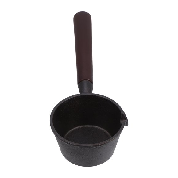 SKISUNO melted butter warmer Small Sauce Pan Cast Iron Melting Single Users Home Cooking 1Pack