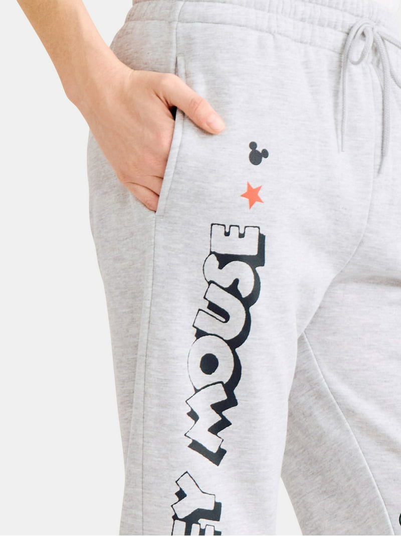 Mickey Mouse Scribbles Graphic Joggers, Women's - Walmart.com