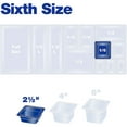 thumbnail image 3 of Carlisle 3088313 2 1/2"D Sixth Size High Temp Food Pan - Stackable, 3 of 3