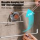 thumbnail image 4 of Portarrollos de papel higiénico de pared | Portarrollos de papel de acero inoxidable con rotación de 180 grados | Baño, cocina y aseo | 1 pieza, 4 of 7