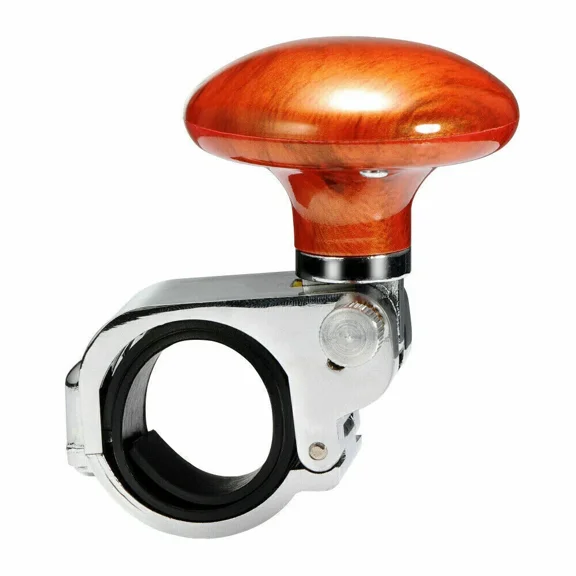Lemohome Universal Car Steering Wheel Handle Aid Auto Truck Booster Ball Spinner Knob Brown