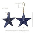 thumbnail image 4 of Wooden Star Ornament Blue 8x8x1.5, 4 of 4
