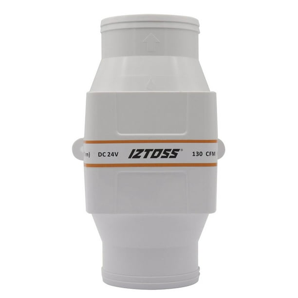 IZTOSS White Marine Bilge Air Blower 24V Quiet Operation Low Amp Draw