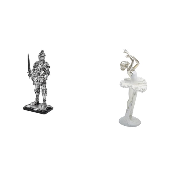 Figura de escritorio,Estatua de caballero,arte,artesanía,coleccionable,escritorio,oficina,Figura decorativa,pieza de arte,decoración del hogar,Figura de escritorio,Estatua de bailarina,adorno