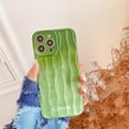 thumbnail image 2 of Beautiful Spring Green Gradient Water Ripple Phone Case Compatible with iPhone Case (Green,iPhone 12), 2 of 6
