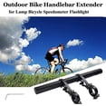 thumbnail image 4 of Baohd 25cm Handlebar Extender Bike Front Light Bracket Extension Speedometer Holder Accessories Double Clamps No.02, 4 of 8