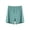 Green, variant on Inleife Women's Summer Elastic Waist Thin Quarter Shorts Color Thin Style Casual Pajamas Loose Size Home Pants