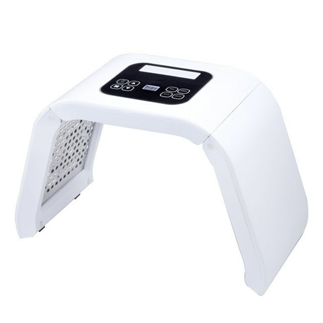 Instrumento de belleza espectrómetro plegable, terapia de luz de 7 colores para eliminar el acné, CACAGOO Espectrómetro