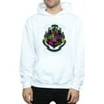 thumbnail image 3 of Harry Potter Mens Neon Hogwarts Crest Hoodie, 3 of 5