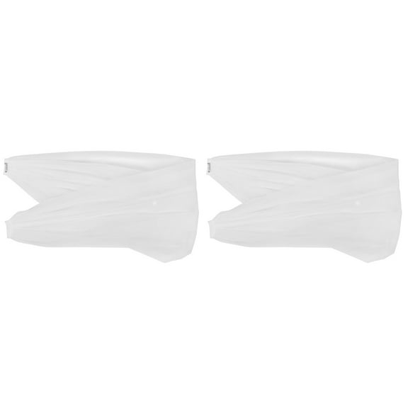 2 PCS Arm Gauze Sleeves Concert Dress Bridesmaid Women's Formal Dresses Skirts Fashion Banquet White Mesh