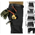 thumbnail image 5 of TRGPSG Men's Ripstop Work Pants, 8-Pocket Utility Cargo Pants with Side Elastic Waist, Stretch Water-Resistant Outdoor Hiking Trousers(No Belts), 5 of 6