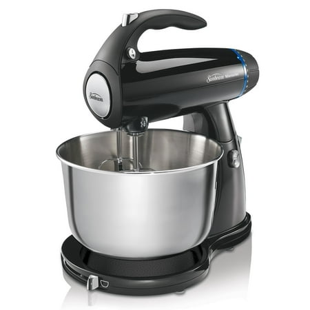 Sunbeam Mixmaster Stand Mixer, 12 Speed, Black (Best Dough Mixer For Home Use)