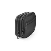 CVS Health Diabetic Organizer Carry Case – Portable Travel Storage Bag for Diabetic Supplies with Mesh Pockets & Four Compartments, Black, 1-Count