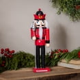 thumbnail image 3 of Chicago Blackhawks 12" Wooden Nutcracker Statue, 3 of 3