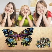 EGNMCR Wooden Puzzle Unique Shape Adults And Kids 5mm Thick Paper puzzle Birthday Gifts for Kids