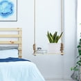 thumbnail image 6 of Home Balcony Plastic Drainage Holes Flower Plant Pot Tray Holder Container White, 6 of 6