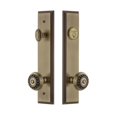 thumbnail image 6 of Grandeur 840293 Carre Solid Brass Tall Plate Single Cylinder Keyed Entry Set - Bronze, 6 of 6