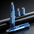 thumbnail image 2 of Electric Nose Hair Trimmer Men'S Nose Hair Shaving Women'S Nostril Shaver-Blue-Two-In-One;, 2 of 6