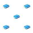 thumbnail image 3 of Caja de pastillas Kearding organizador semanal de tabletas 5piezas azul, 3 of 5