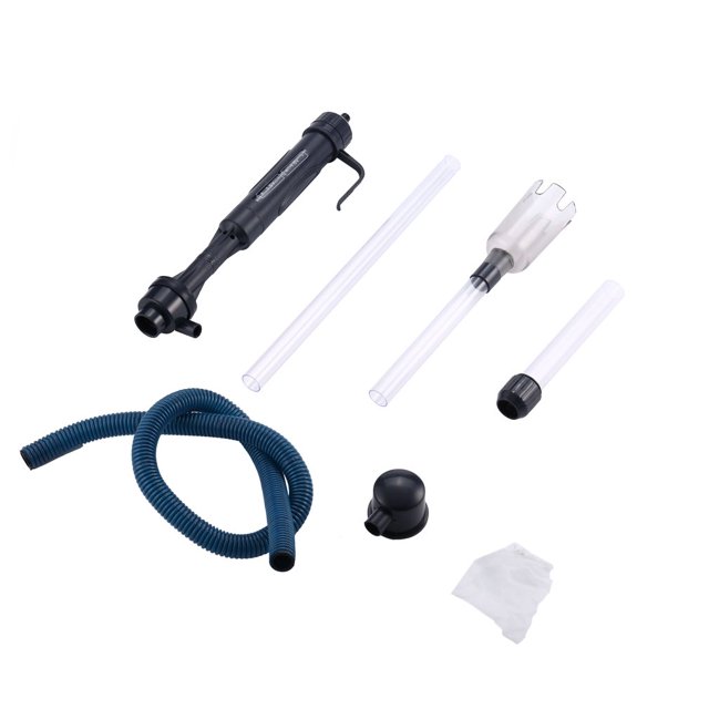 OUTAD 1set Aquarium Battery Syphon Operated Fish Tank Vacuum Gravel Water Filter Clean Siphon Filter Cleaner Fish Tank Tools Aquarium