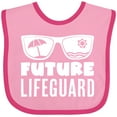 thumbnail image 3 of Inktastic Future Lifeguard Sunglasses Boys or Girls Baby Bib, 3 of 4