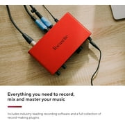 Focusrite Scarlett 2i2 4th Gen USB Audio Interface, Songwriting, Streaming and High-Fidelity, Studio Quality Recording, and All the Software You Need to Record